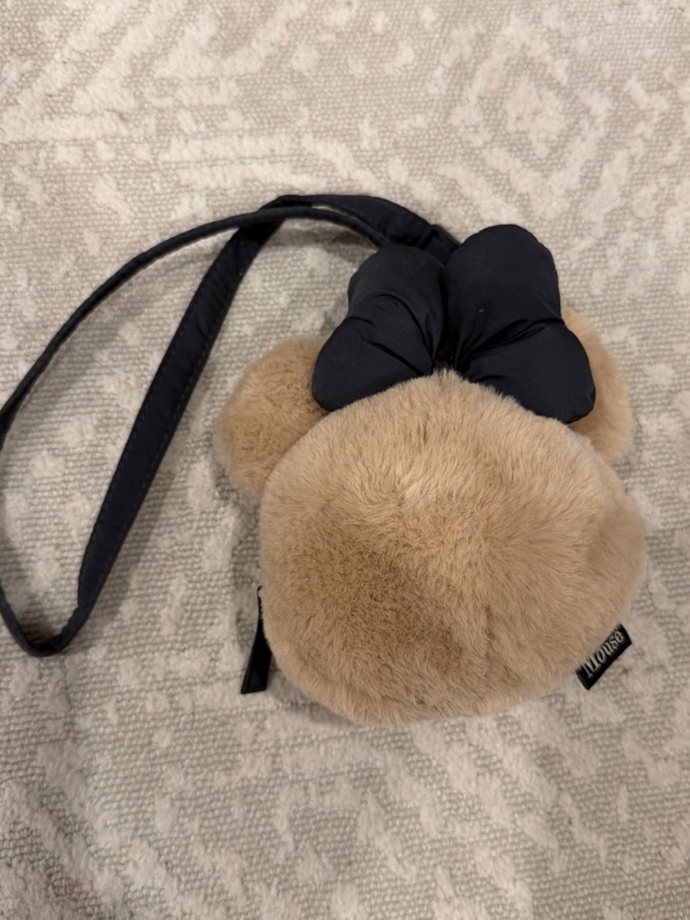 Zara x Disney Minnie Crossbody Bag with Black Bow